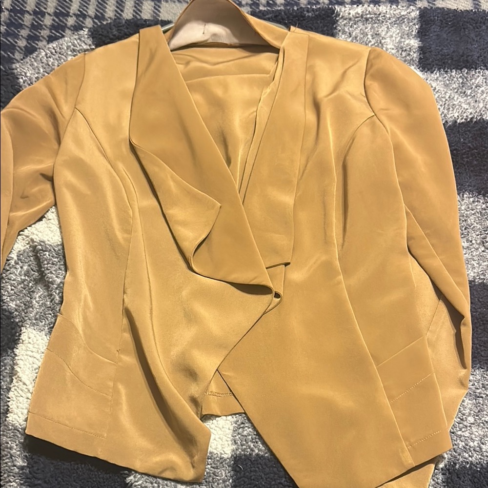 Forever 21 Mustard Blazer